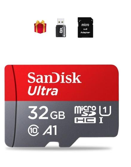 Imagem de Cartão De Memória SanDisk 32gb Câmeras Celulares Drones SD