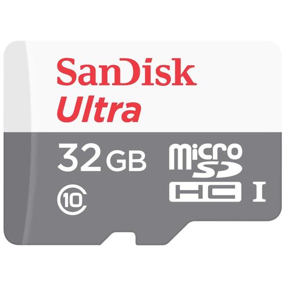 Imagem de Cartão de Memória Sandisk 32gb Classe 10 SDSDQUNR--032G-GN3MA Micro SD