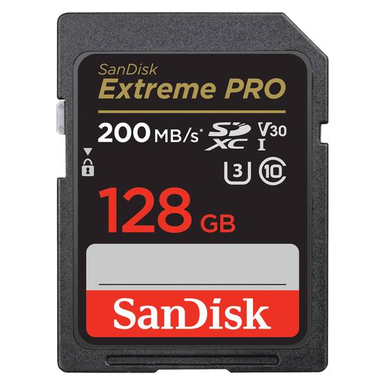 Imagem de Cartao de Memoria Sandisk Extreme Pro 128GB / U3 / 200MBS - SDSDXXD-128G-GN4IN