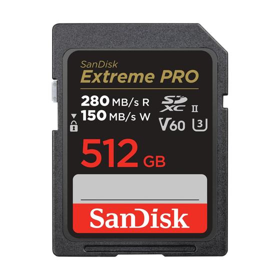 Imagem de Cartão de memória SanDisk Extreme PRO SDXC UHS-II 512GB V60