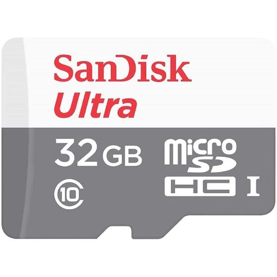 Imagem de Cartão De Memória Sandisk Ultra Micro 32gb Classe 10 100mbs