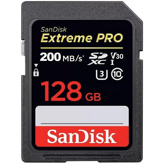 Imagem de Cartao de Memoria SD de 128GB Sandisk Extreme Pro SDSDXXD-128G-GN4IN - Preto