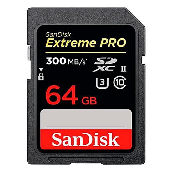 Imagem de Cartao de Memoria SD Sandisk Extreme 64GB / 260MBS / C10 / U3 / 4K - (SDSDXDK-064G-GN4IN)