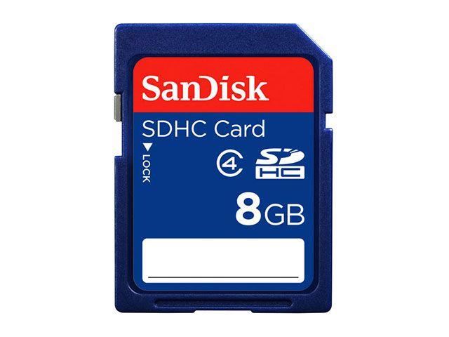 Imagem de Cartão de Memória SD/SDHC 8GB