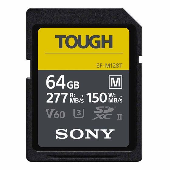 Imagem de Cartão de Memória SD Sony Tough Serie SF-M 277/150 MB/s U3 64 GB