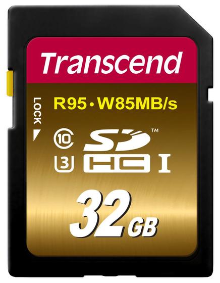 Imagem de Cartão de Memória SDHC 32GB TS32GSDU3x Transcend Classe 10 Ultimate UHS-1 U3 R95MB/s W85MB/s
