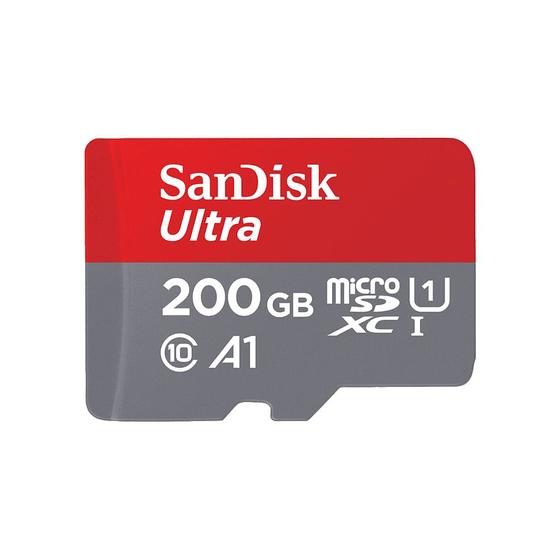 Imagem de Cartão de memória - SDXC - 200GB - Sandisk Ultra - SDSQUAR-200G-GN6MA