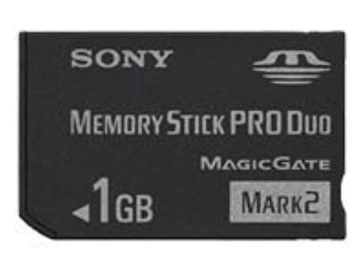 Imagem de Cartão de Memória Sony Memory Stick PRO Duo 1GB - MSMT1G