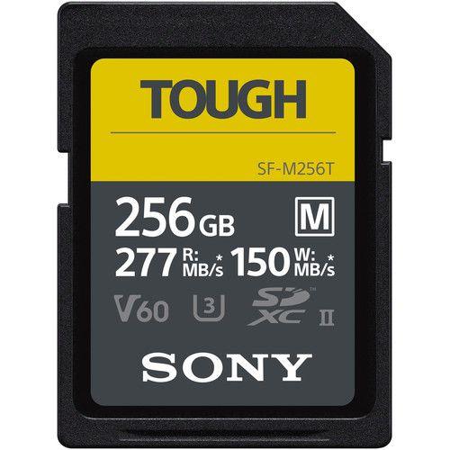 Imagem de Cartão de memória sony sd xc 256gb sf-m uhs-ii 277mb/s v60