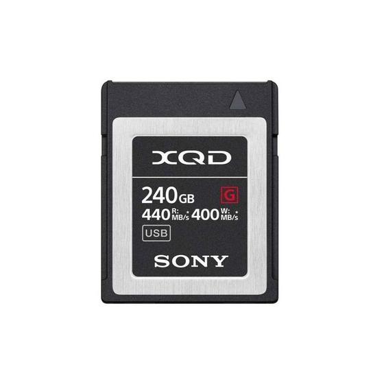 Imagem de Cartão de Memória Sony XQD Série G 240GB - Velocidade de Leitura 440MB/s. Capacidade 400MB/s