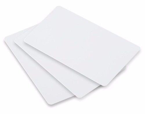 Imagem de Cartão de PVC Branco Para Confecção de Cracha 54x86mm 0,76mm