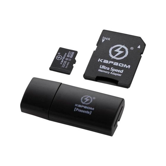 Imagem de Cartão Memória 32 GB SD Micro com Adaptador Pendrive - KAPBOM