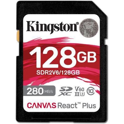 Imagem de Cartão Memória Kingston Sd Xc 128Gb 280Mb/S React Plus