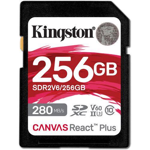 Cartão memória kingston sd xc 256gb 280mb/s react plus uhs-ii v60 sdr2v6/256gb Menor preço em Cartão memória kingston sd xc 256gb 280mb/s react plus uhs-ii v60 sdr2v6/256gb