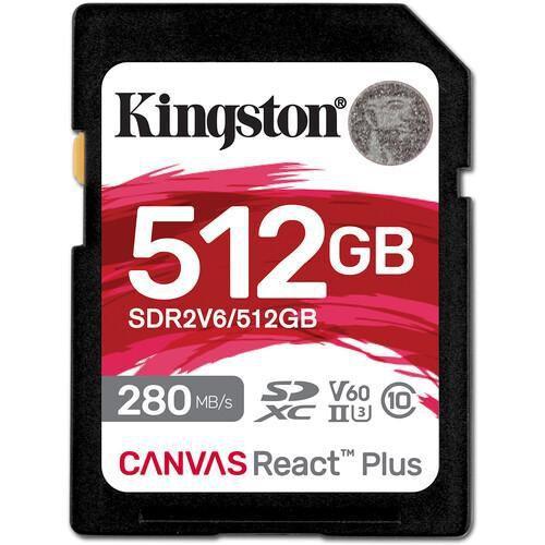 Cartão Memória Kingston Sd Xc 512Gb 280Mb/S React Plus Menor preço em Cartão Memória Kingston Sd Xc 512Gb 280Mb/S React Plus