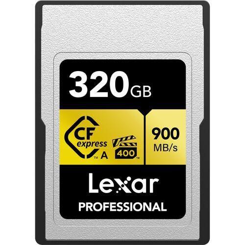 Imagem de Cartão Memória Lexar Cfexpress 320Gb Type A Gold 900Mb/S