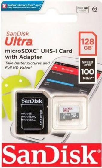 Cartão Memoria Micro Sd Card Sandisk 128gb Ultra Classe 10 ORIGINAL Menor preço em Cartão Memoria Micro Sd Card Sandisk 128gb Ultra Classe 10 ORIGINAL