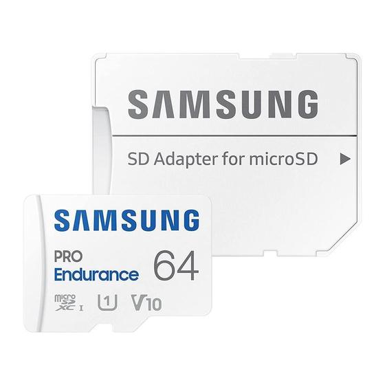 Imagem de Cartão Memória Micro Sd Samsung 64Gb Cartão Microsd E Adapt