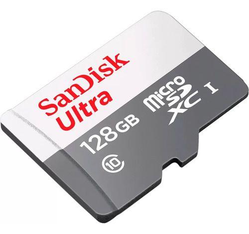 Imagem de Cartão Memória Micro Sd Sandisk 128gb Classe 10 Ultra Original