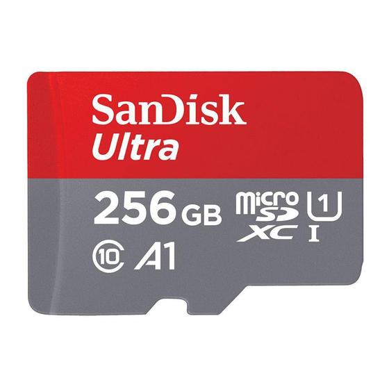 Imagem de Cartão Memória Micro SDXC 256GB Ultra 120MBs Sandisk