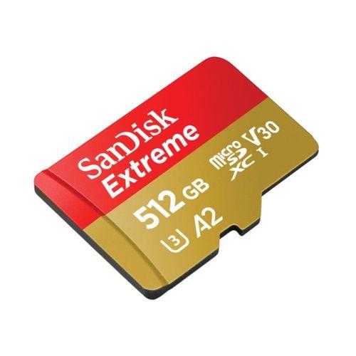Imagem de cartao memoria SANDISK Micro SDXC EXTREME A2 190mb/s 512gb