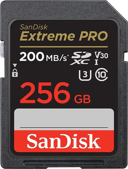 Cartão Memória Sandisk Sd Xc 256gb Extreme Pro 200mb/s Uhs-I (COD 4372) Menor preço em Cartão Memória Sandisk Sd Xc 256gb Extreme Pro 200mb/s Uhs-I (COD 4372)