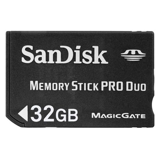 Cartão Memory Stick PRO Duo SanDisk 32GB - Cartão de Memória - Magazine ...