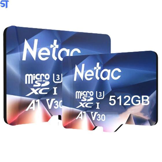 Imagem de Cartão Micro Sd Netac 512Gb 100Mb/S De Leitura
