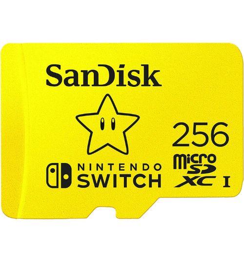 Imagem de Cartão microSDXC SanDisk UHS-I para Nintendo de 256GB