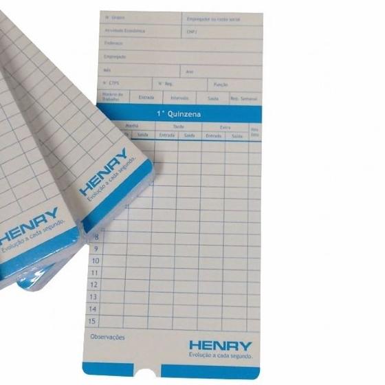 Imagem de Cartão ponto relógio cartográfico time card (rw) 500 uni
