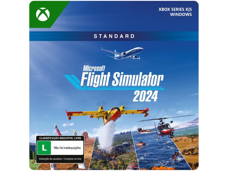 Cartão Presente Digital R 299,00 Microsoft Flight Simulator 2024
