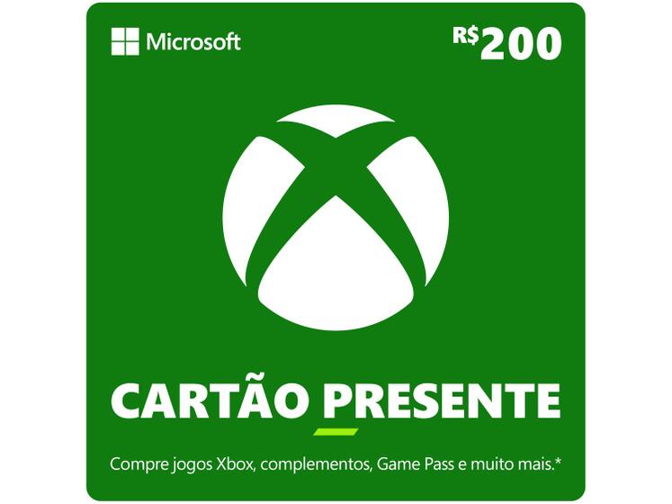 Imagem de Cartão Presente Digital Xbox R$ 200,00