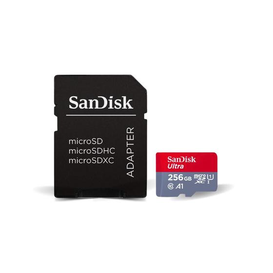 Imagem de cartao sandisk micro sdxc ultra 150mb/s 256gb