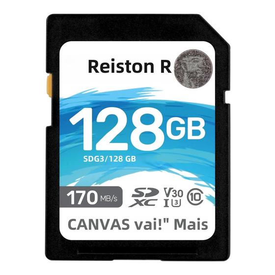 Imagem de Cartão SD Kingston de Alta Velocidade (64GB a 512GB) - U3, V30, C10 - Até 170MB/s