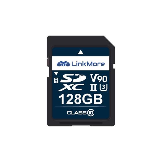 Imagem de Cartão SD LinkMore XV29 128GB SDXC UHS-II C10 U3 V90 4K 8K