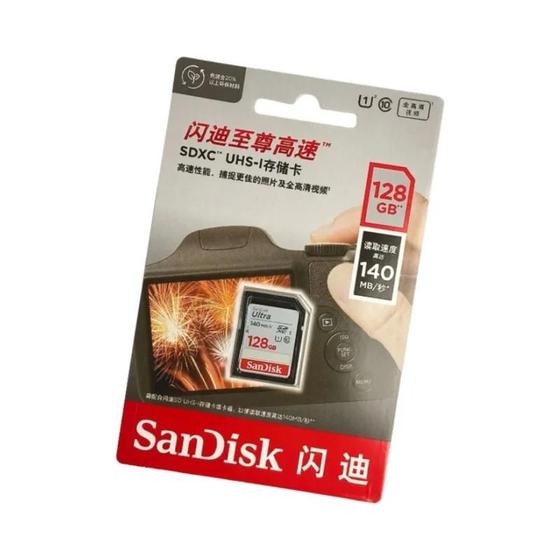 Imagem de Cartão SD Sandisk Ultra - Alta Velocidade, C10, U3, V30, 4K - para Câmera