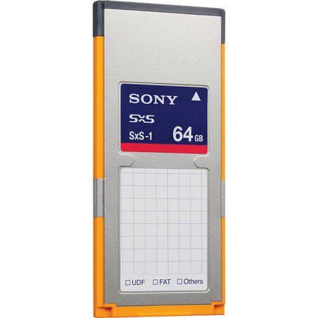 Imagem de Cartão Sony 64GB SxS-1 (SBS-64G1A) de 1.2Gbps