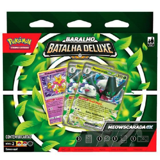 Imagem de Cartas - Box Pokemon - Deck Baralho de Batalha Deluxe - Meowscarada Ex COPAG DA AMAZONIA