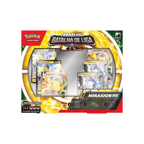 Imagem de Cartas Pokémon Batalha De Liga Miraidon Ex - Copag