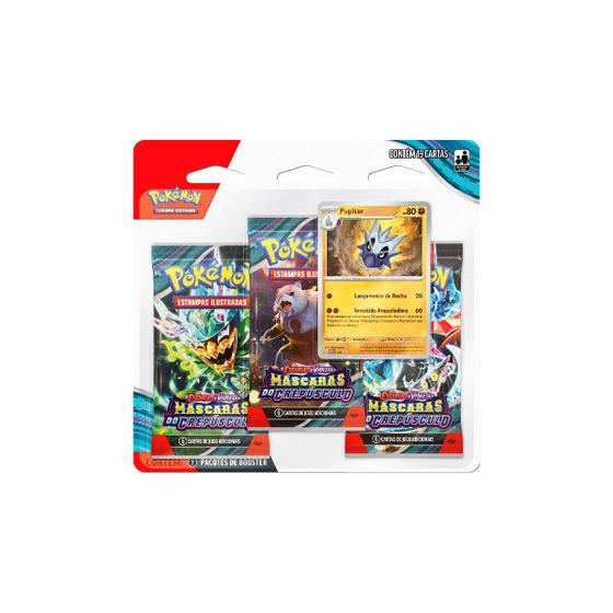 Imagem de Cartas Pokémon Blister Triplo Máscaras do Crepúsculo Copag