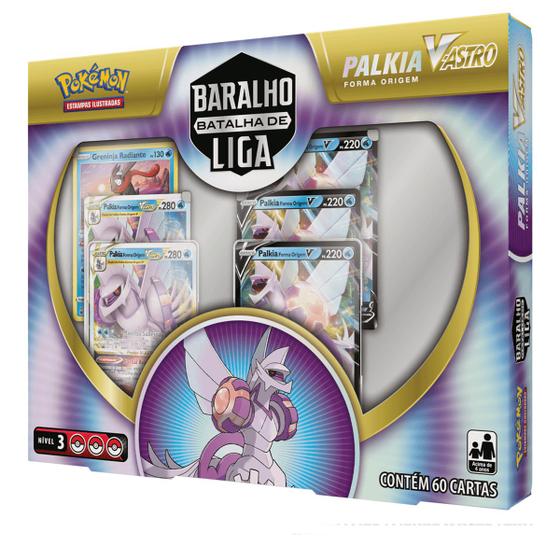 Imagem de Cartas Pokémon Box Coleção Batalha De Liga Palkia - Copag