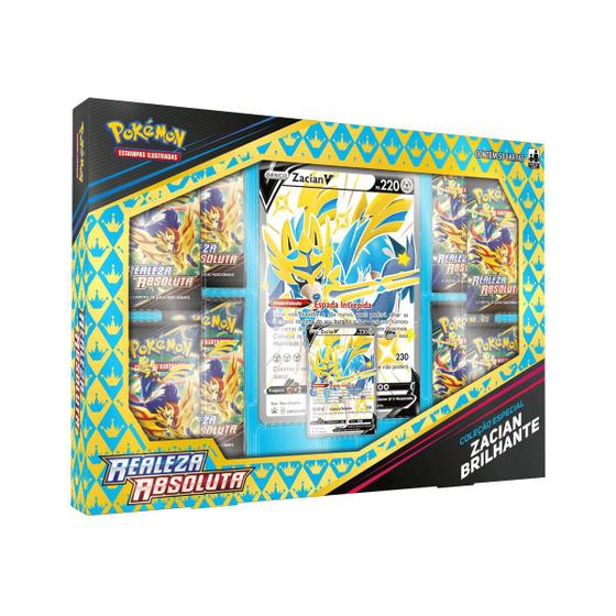 Imagem de Cartas Pokémon Box Coleção Especial Zacian - Copag