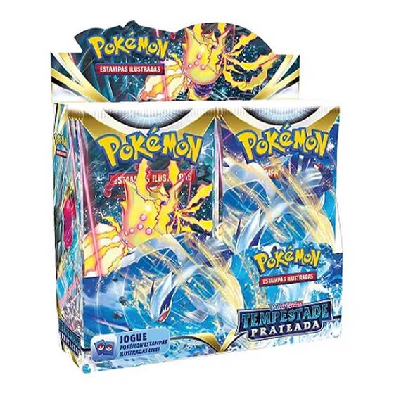 Imagem de Cartas Pokémon EE12 Booster 36 Pacotes 216 Cartas - Tempestade Prateada