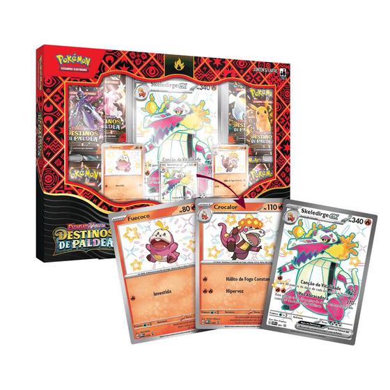 Imagem de Cartas Pokémon TGC Box Premium Iniciais de Paldea - Copag