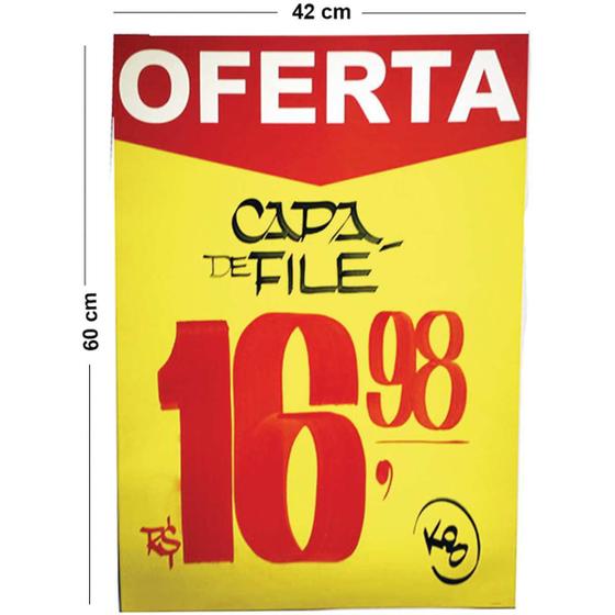 Imagem de Cartaz para Marcacao Oferta Amarelo A2 250G 42X60CM