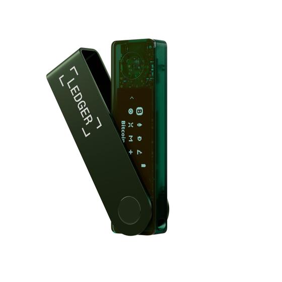 Imagem de Carteira de hardware Ledger Nano X com Bluetooth verde