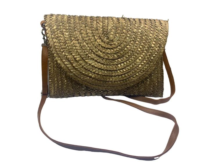 Carteira de Mão Clutch Palha carnaúba Bolsa Artesanal Menor preço em Carteira de Mão Clutch Palha carnaúba Bolsa Artesanal