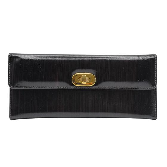 Imagem de Carteira Feminina Couro Legítimo Fecho Giratório Dourado Moda Atual 7273