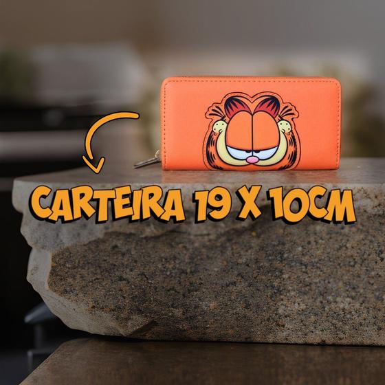 Imagem de Carteira Garfield Personalizada - Zona Criativa - Laranja