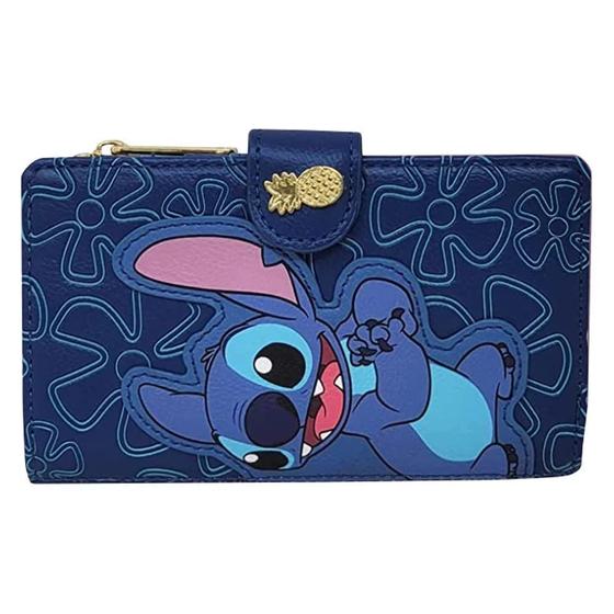 Imagem de Carteira Loungefly Faux Leather Disney Stitch para mulheres